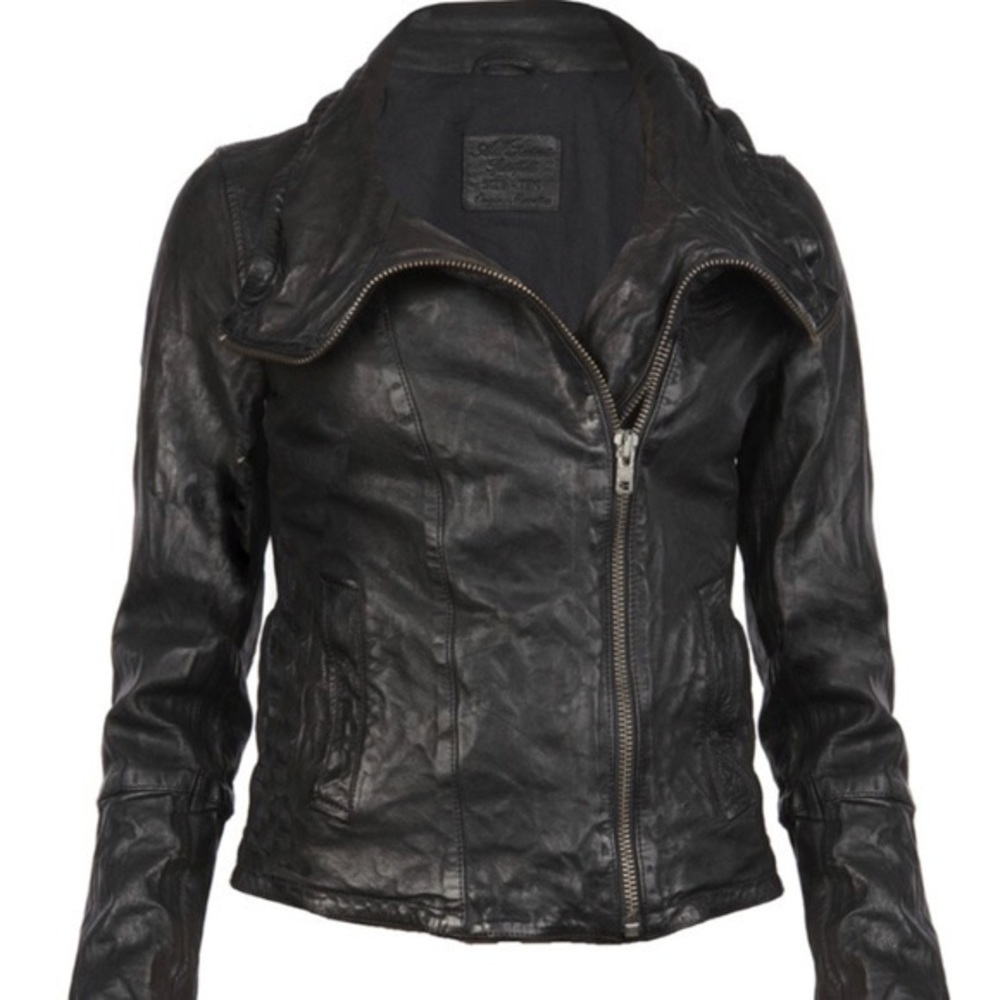 AllSaints Caledonian leather jacket